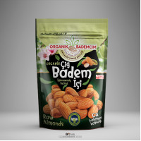 2 KG Yerli Çiğ Organik Badem Duble Boy 2024 Hasat